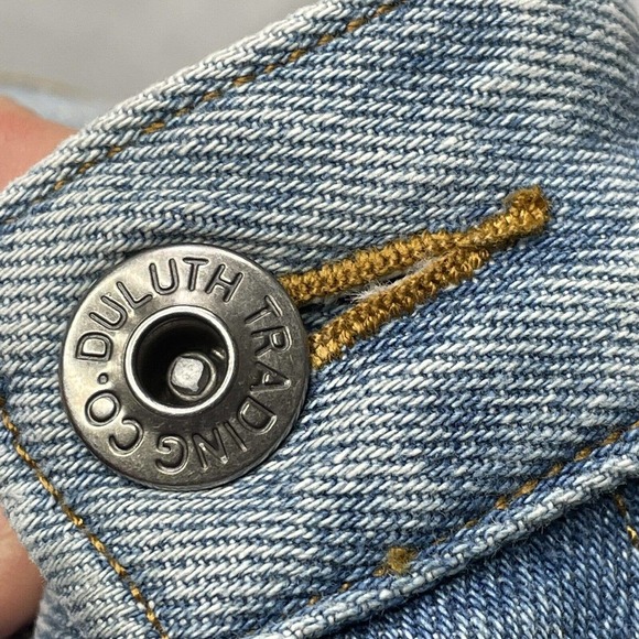 Duluth Trading Men’s Size 42 X 34” Straight Leg Light Wash Blue Jeans - Picture 6 of 12